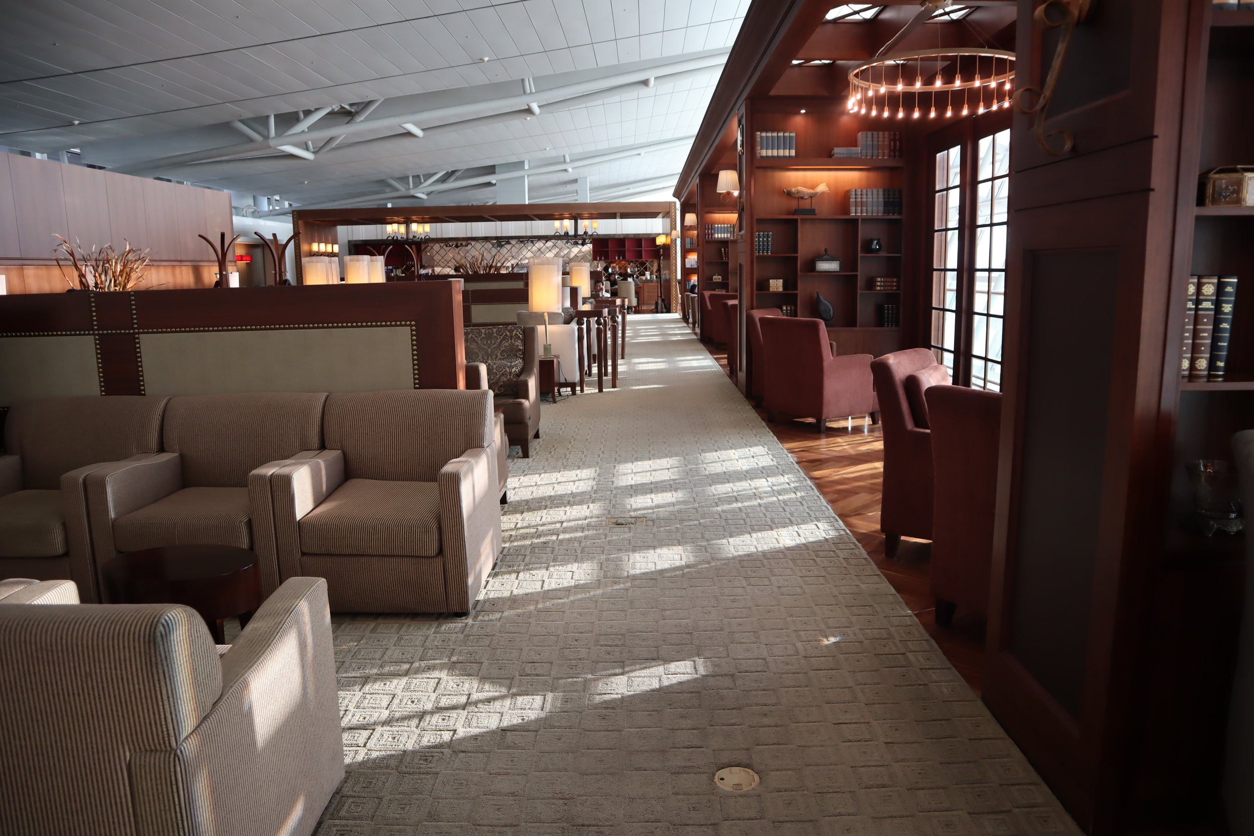 Inside an Asiana Airlines lounge at Incheon Terminal 1