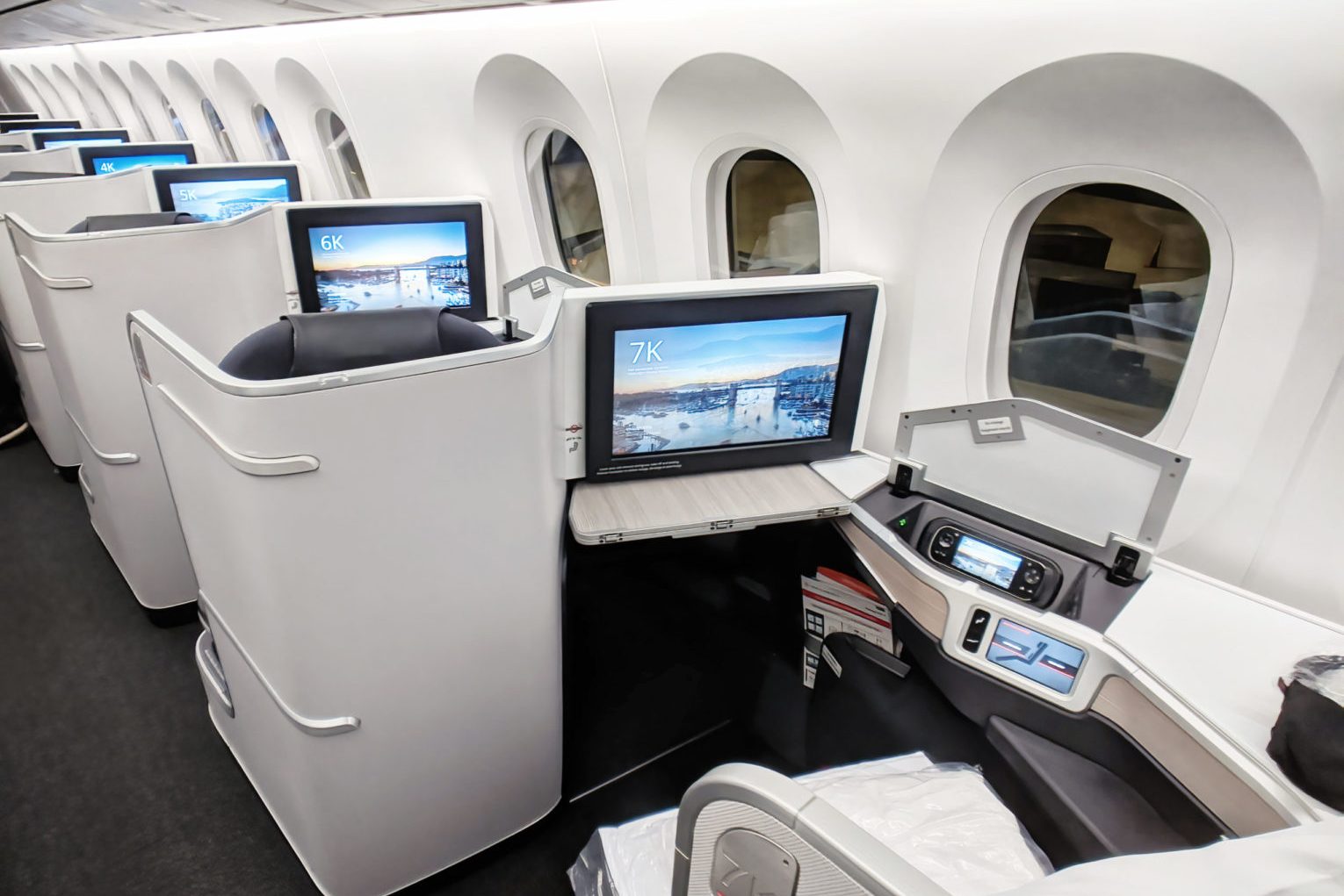 Photo of Air Canada business class