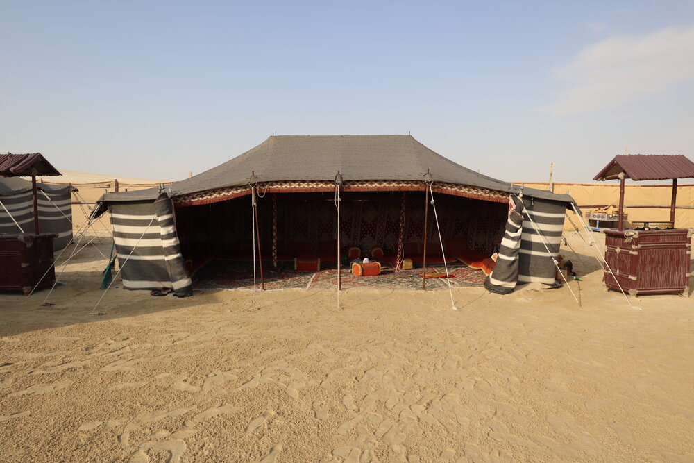 Desert safari & Inland Sea tour – Bedouin tent