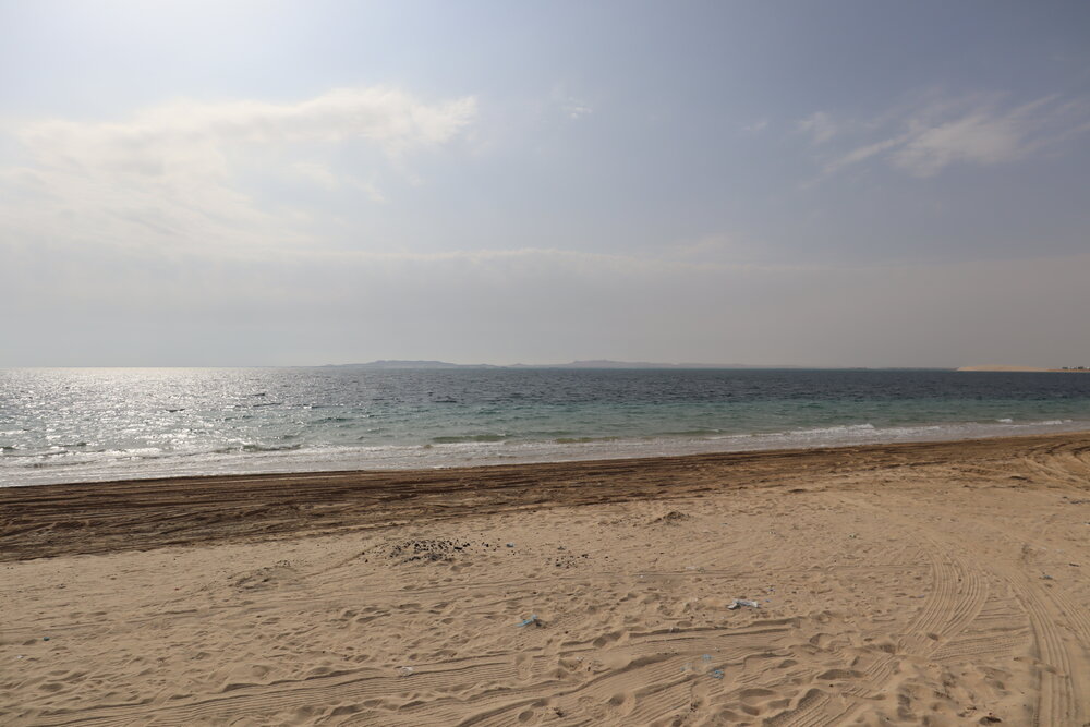 Desert safari & Inland Sea tour – Inland Sea views