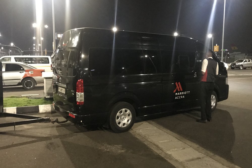 Accra Marriott Hotel – Airport shuttle bus