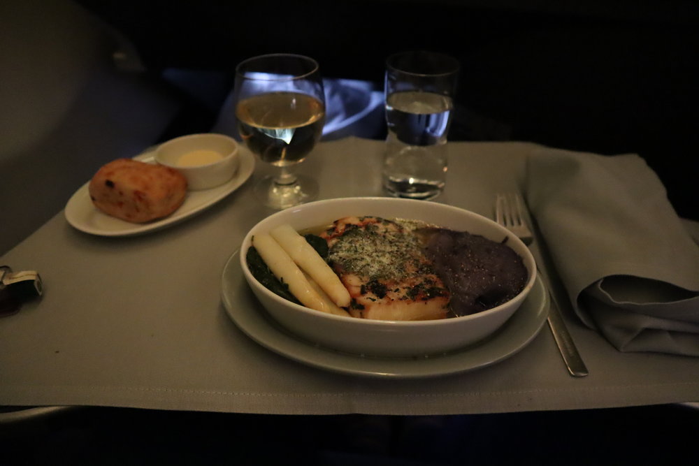 SAS business class – Main course