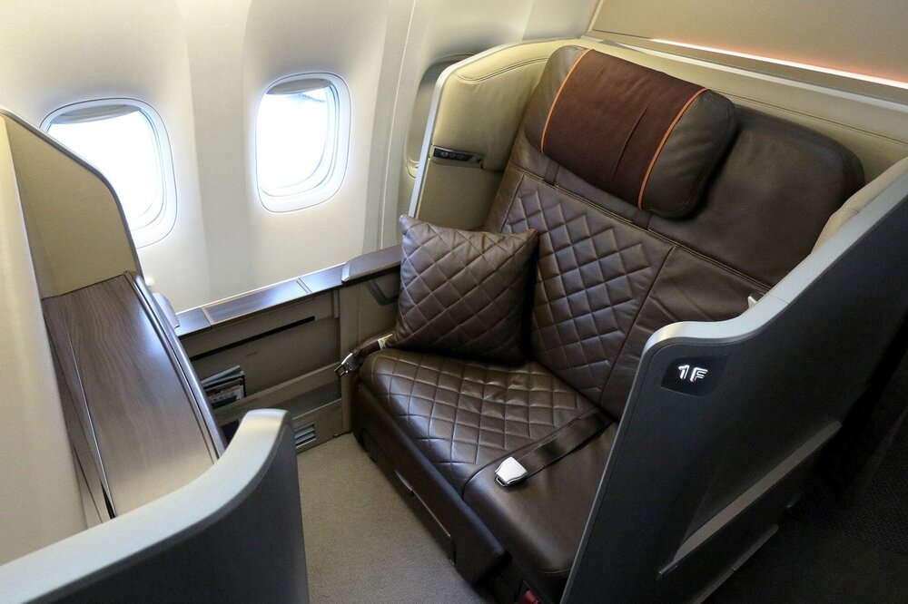 Singapore Airlines 777 First Class