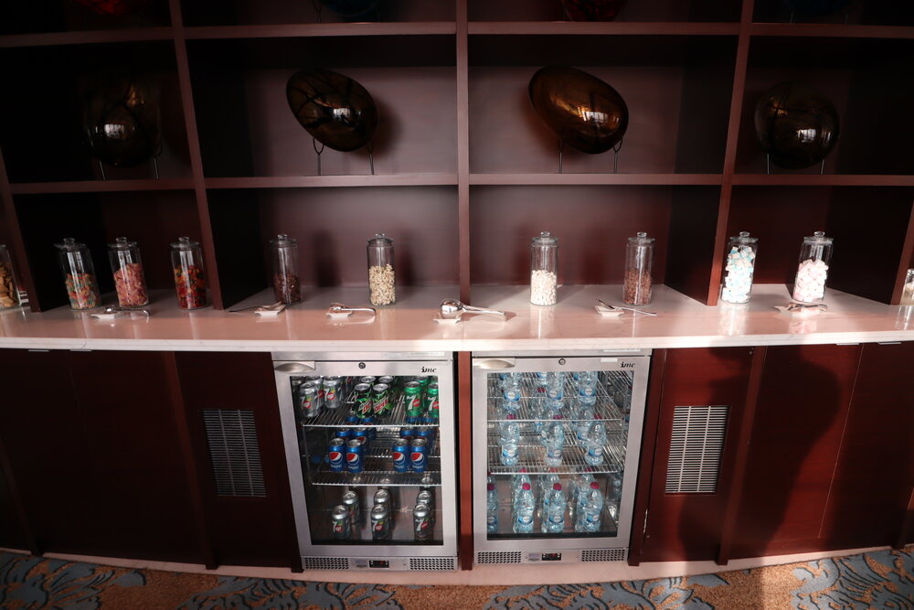 JW Marriott Marquis Doha City Center – Executive Lounge snacks &amp; drinks