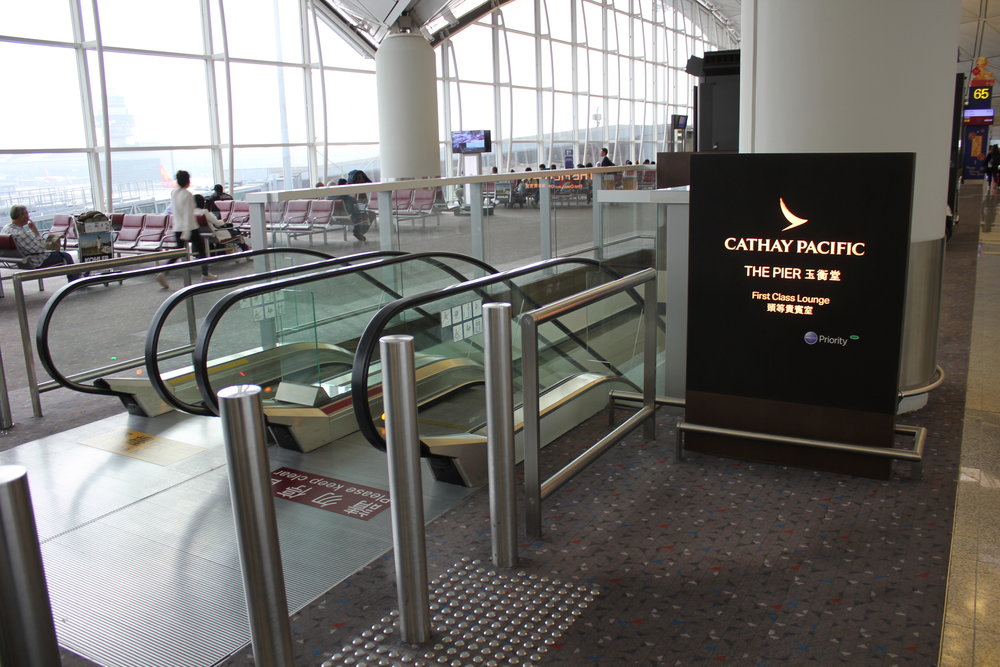 Access to The Pier First Class Lounge by Cathay Pacific