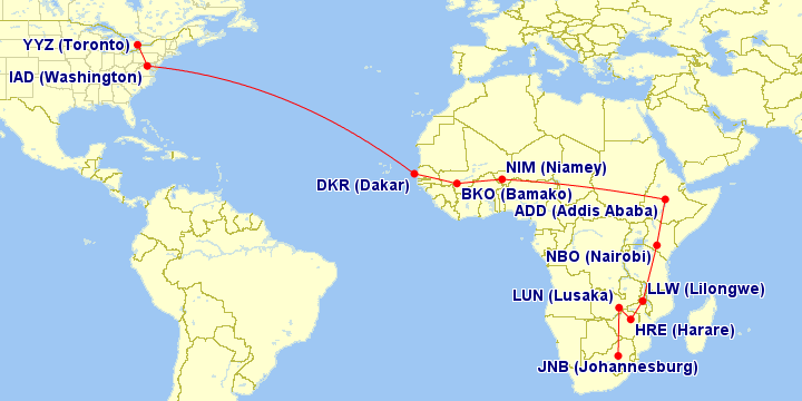 The African Hopper | Prince of Travel | Miles & Points