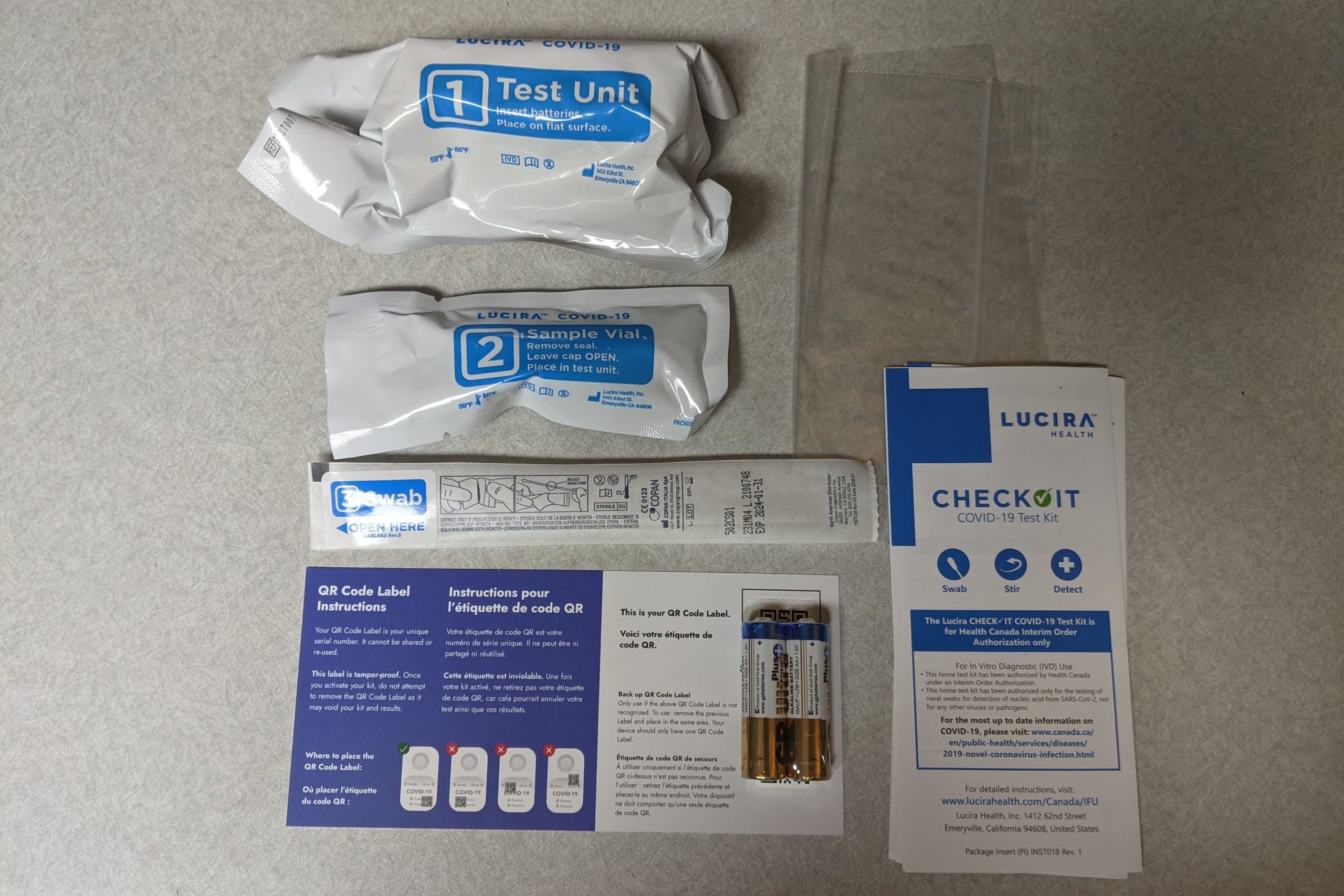 Switch Health RT-LAMP Test Kit –&nbsp;Contents