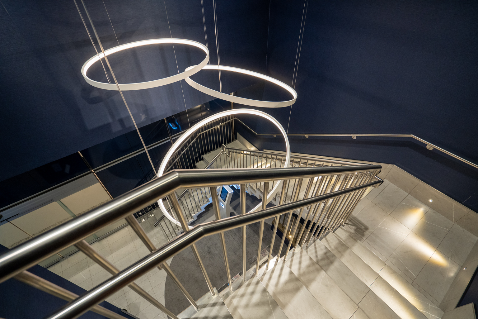 Air France Lounge Montreal –&nbsp;Staircase