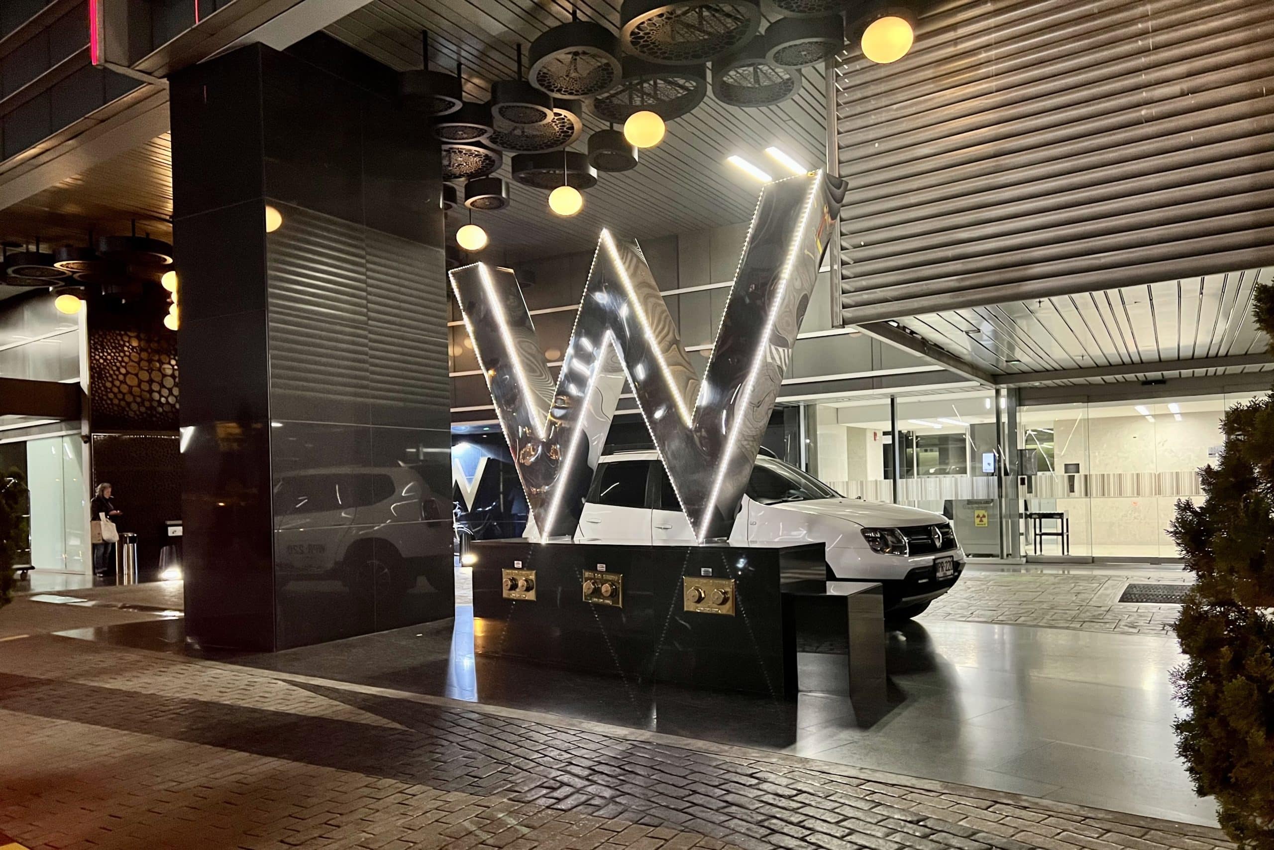 W Bogota – Entrance sign