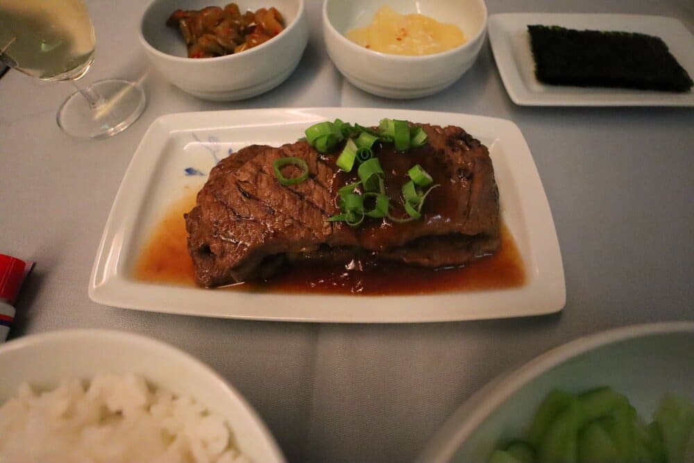Korean Air First Class cabin