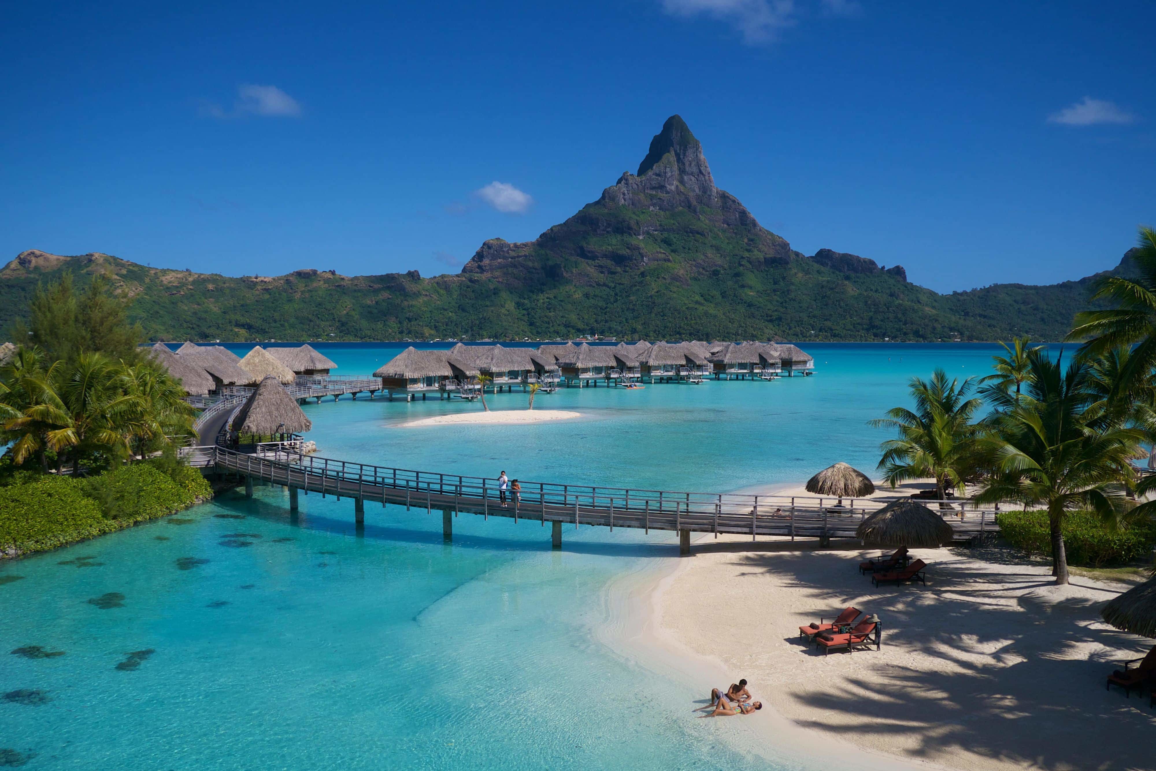 InterContinental Bora Bora overwater bungalows