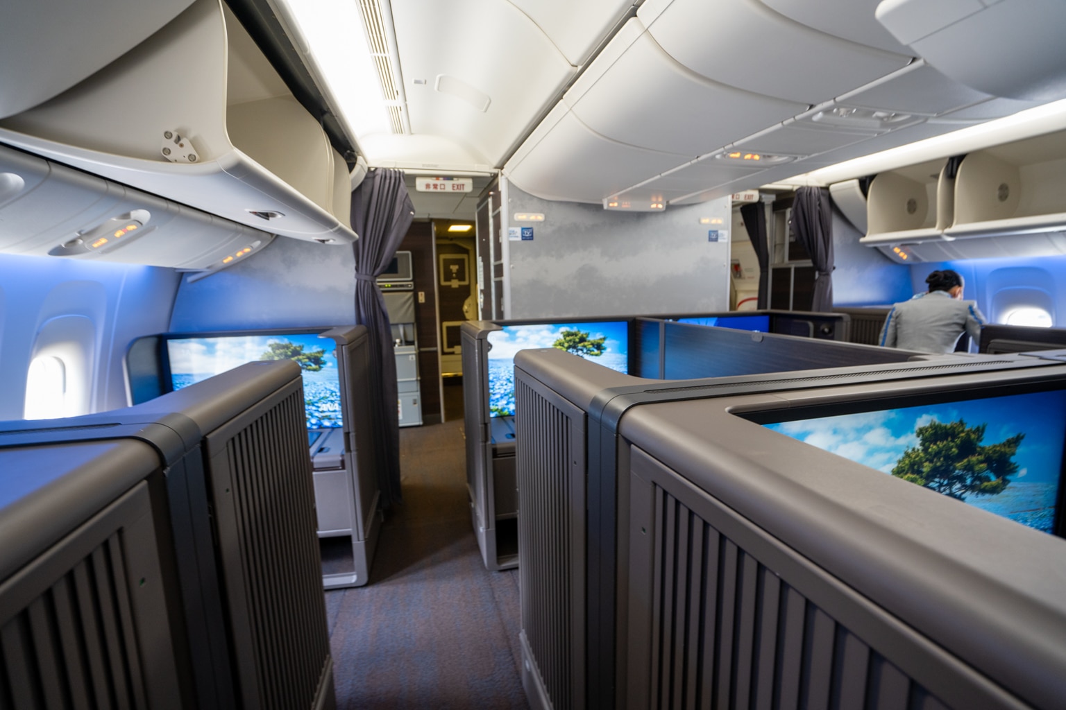 ANA First Class cabin