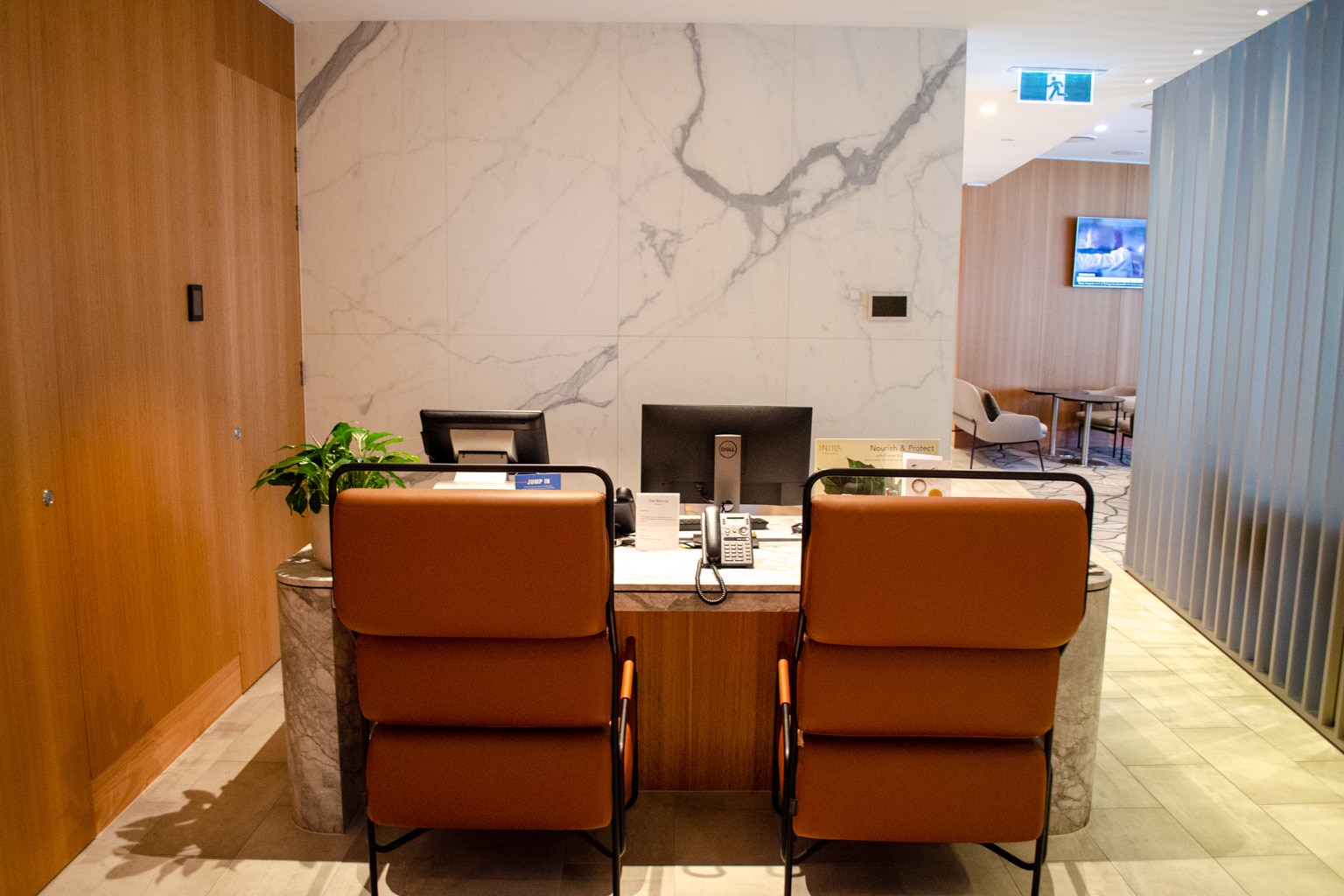 Concierge desk at hotel