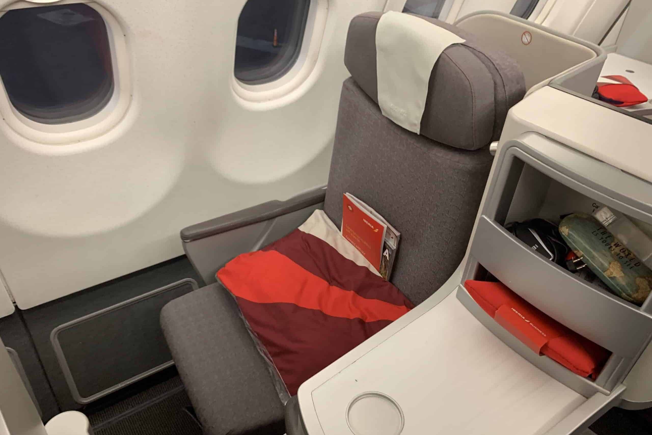 Iberia business class seat