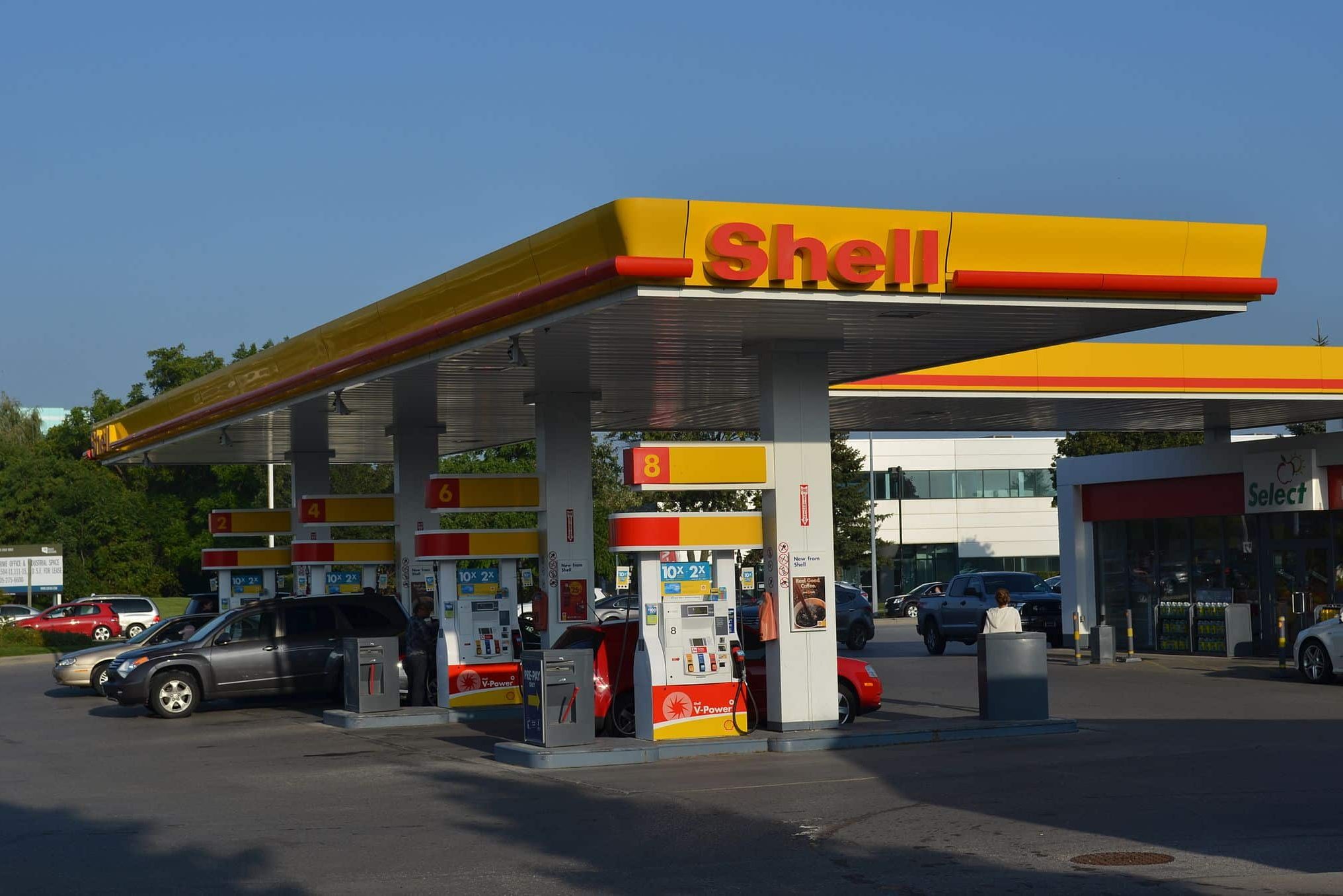 Shell gas station