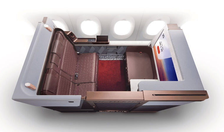 Japan Airlines A350-1000 First Class — Suite overview