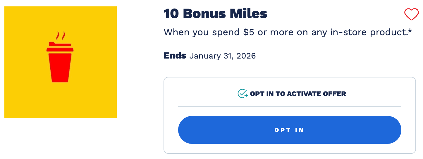 air miles offer opt in