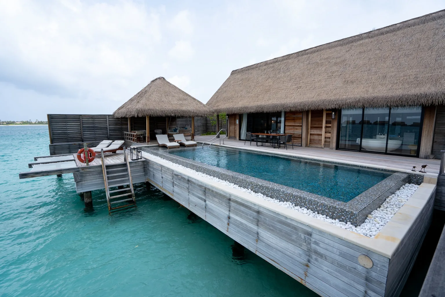 Waldorf Astoria Maldives Ithaafushi overwater villa