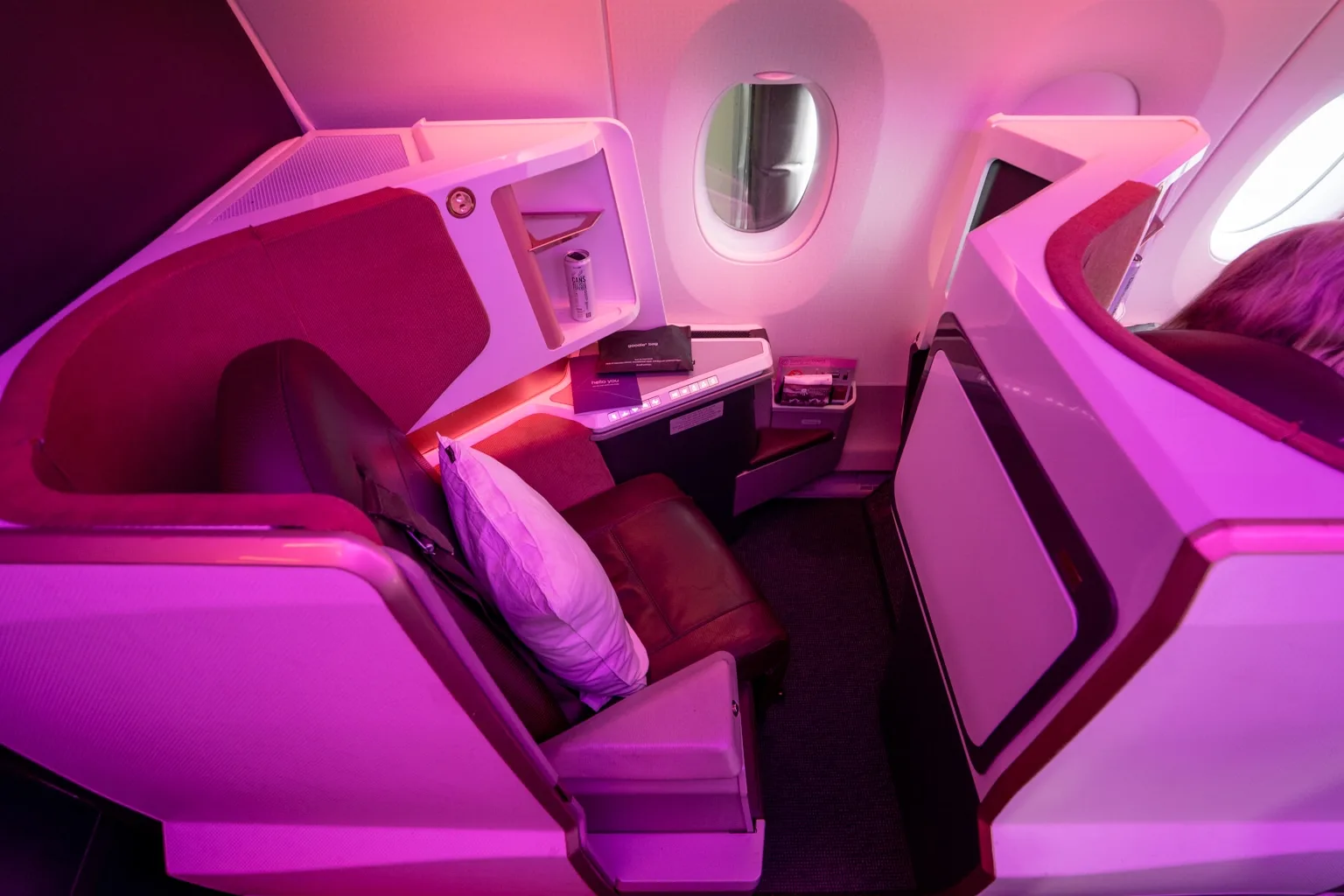 Virgin Atlantic Upper Class cabin
