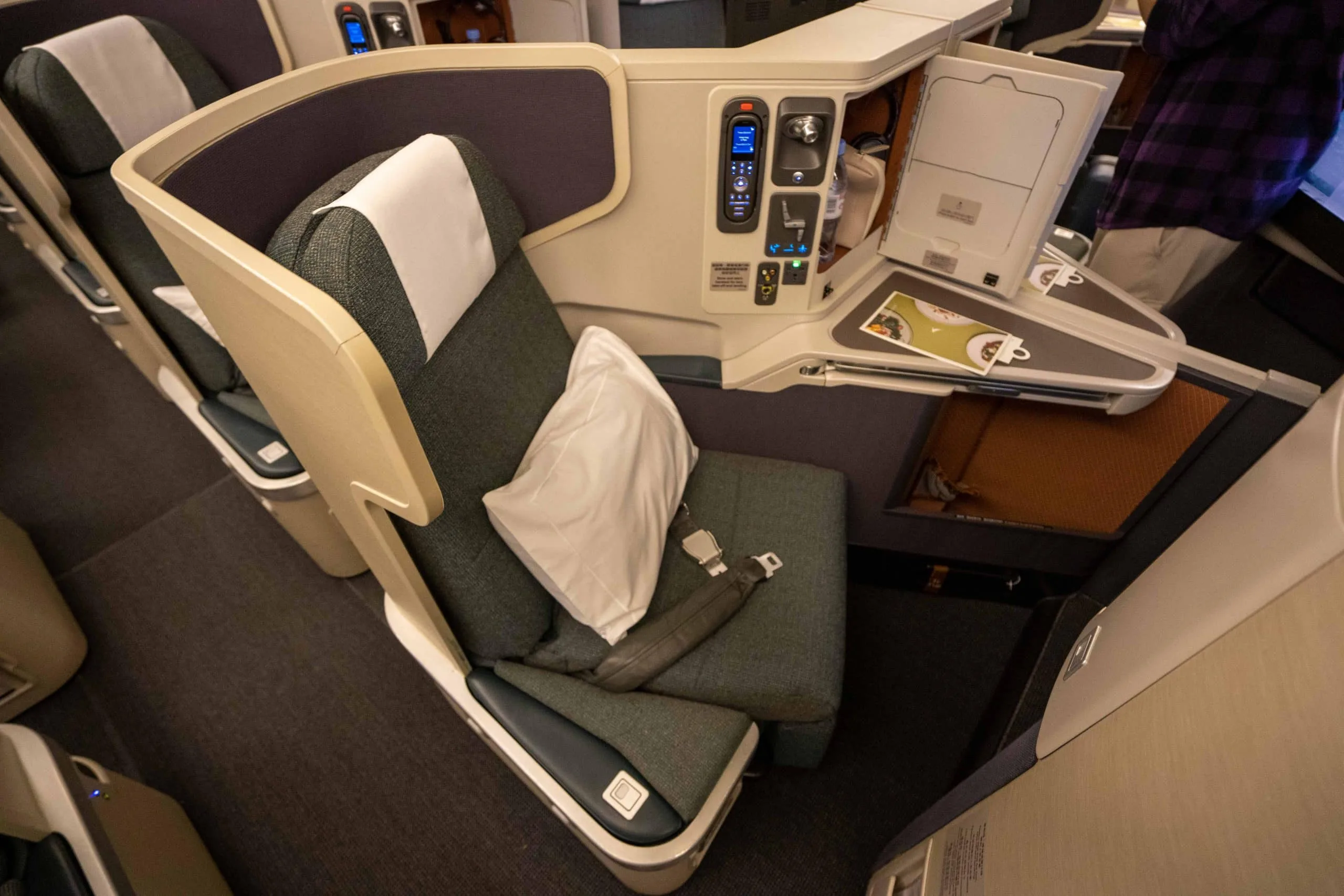Cathay Pacific business class