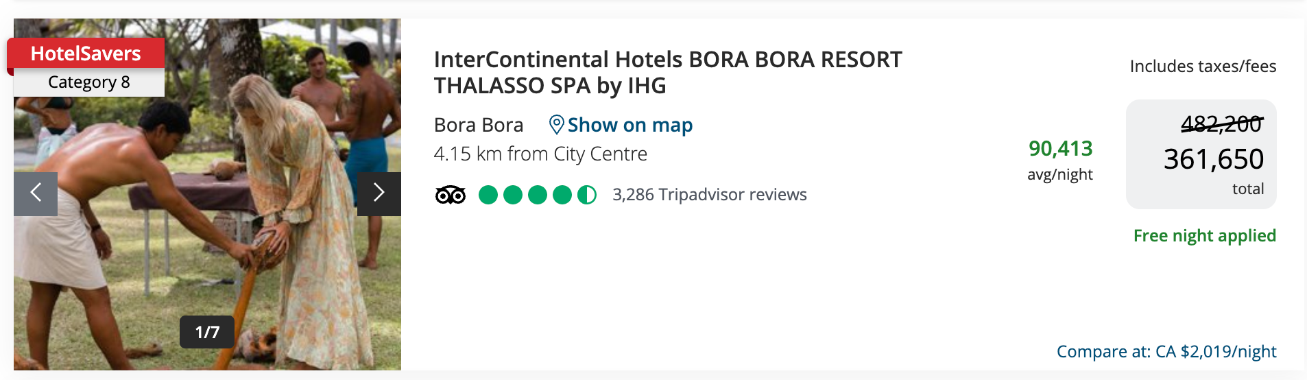 Bora Bora Hotel Savers