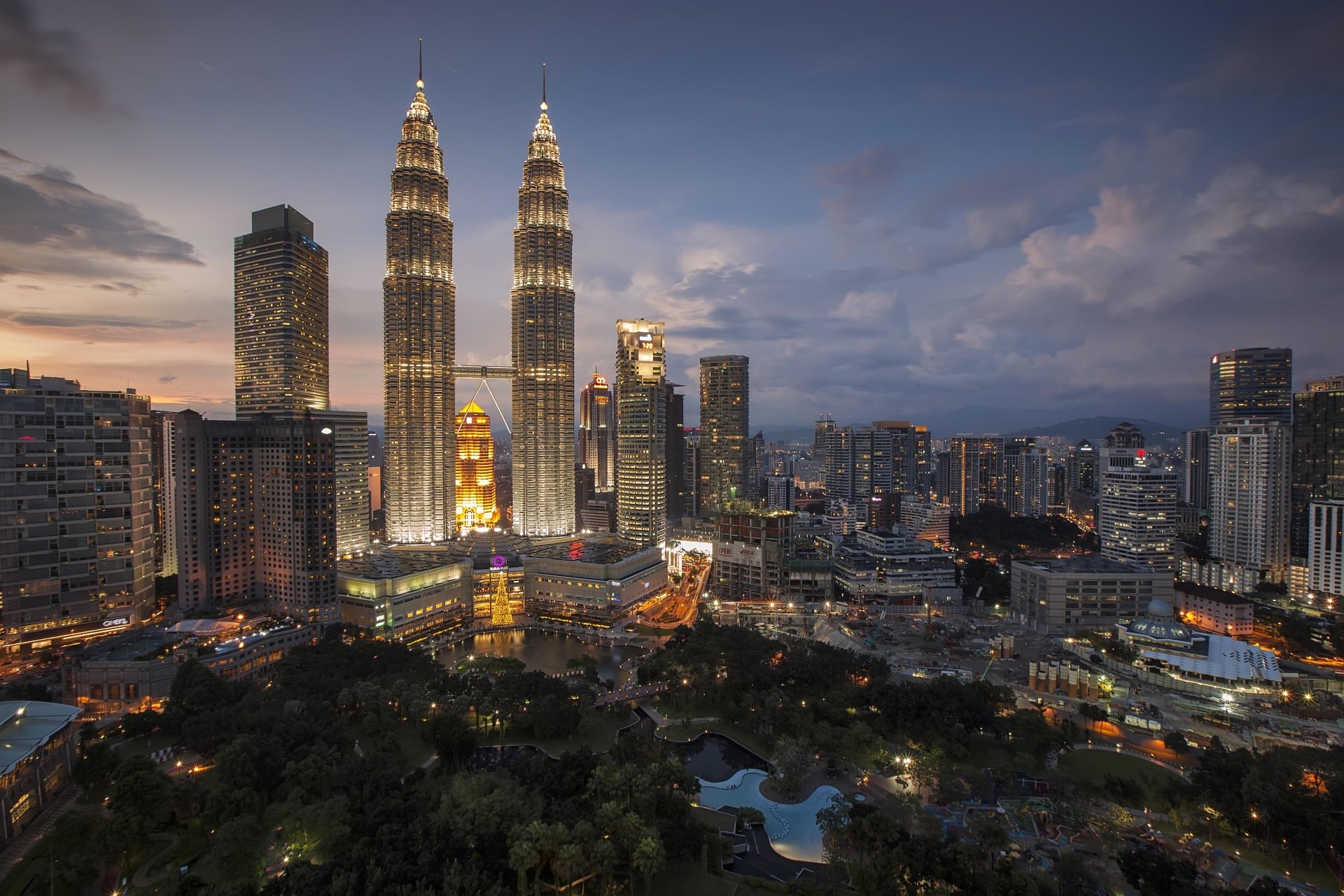 kuala lumpur night view