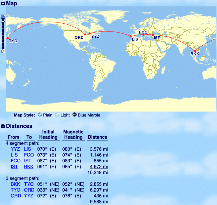 Aeroplan generous stopover booking