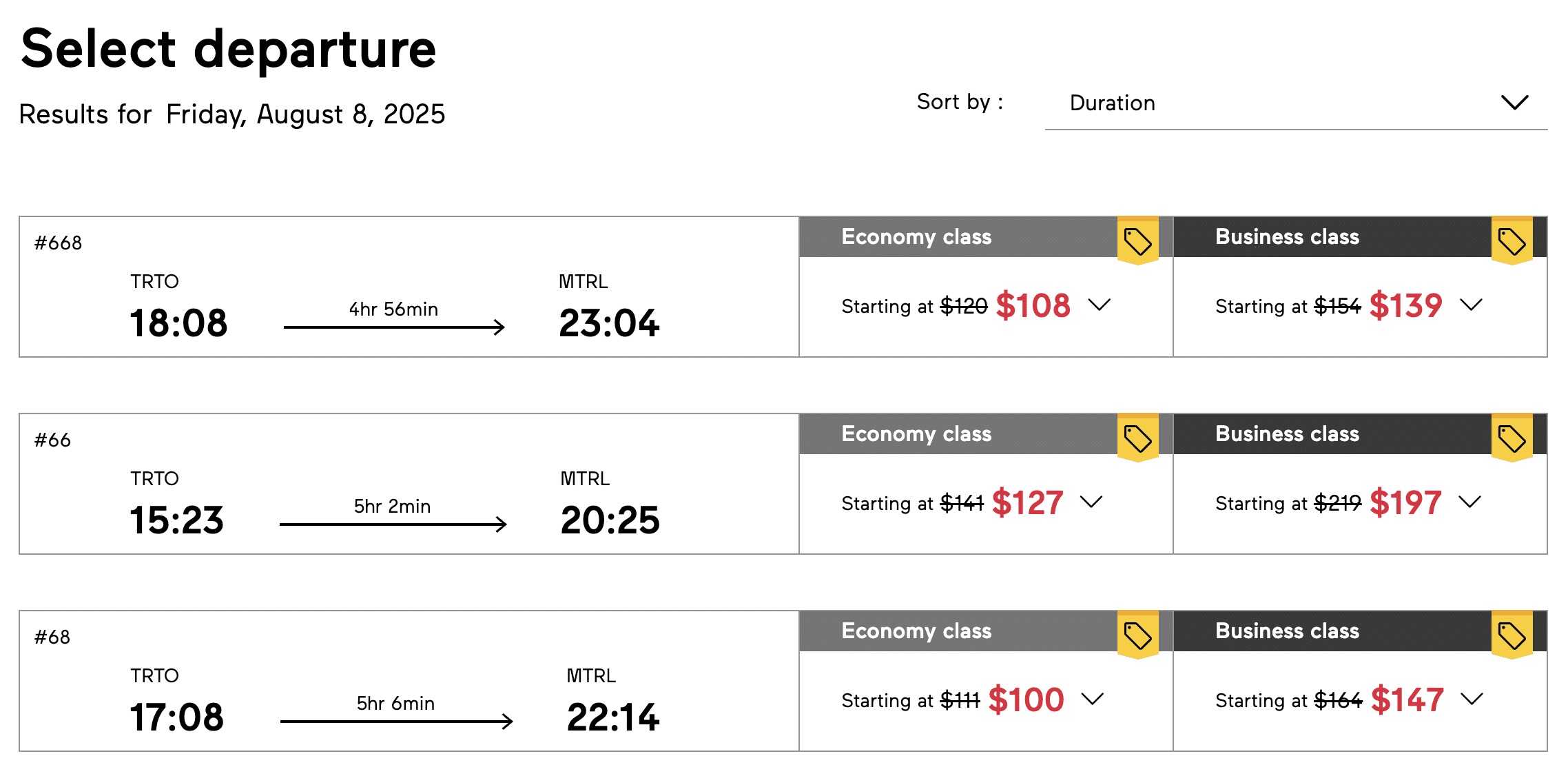 VIA Rail Toronto to Montreal