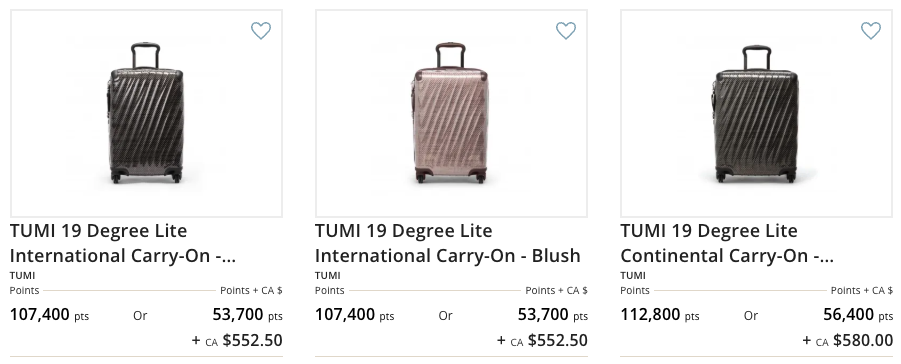 Aeroplan eStore redemption for merchandise