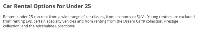 young drivers excluded ev young drivers excluded ev