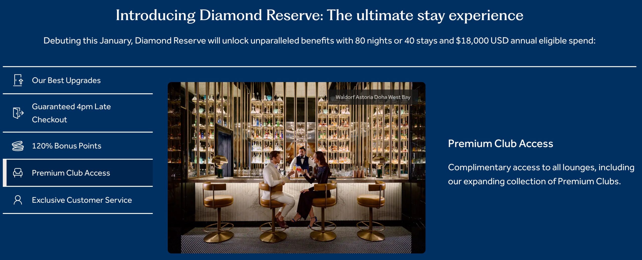 Hilton Honors Tier Updates Diamond Reserve
