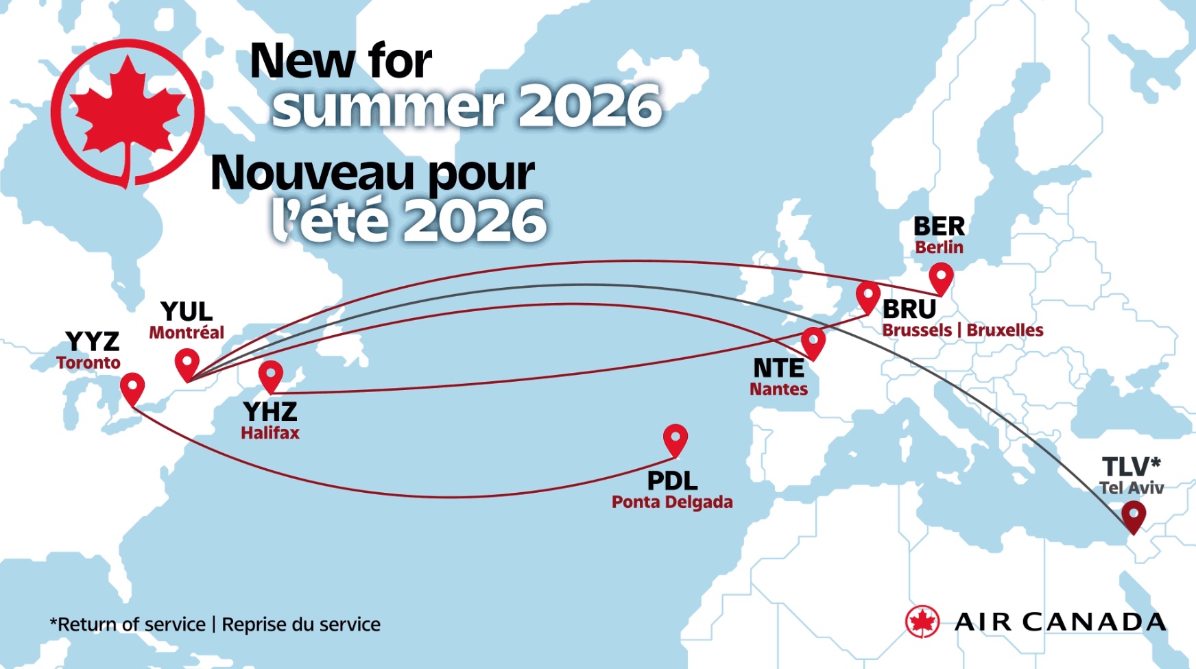 More Europe More Travel Air Canada Further Expands Network to Offer North America’s Second Largest Transatlantic Network by Destinations 11 25 2025 12 10 PM