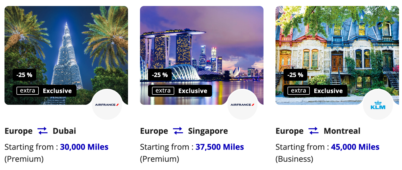 Reward tickets Earn Spend Miles on flights Flying Blue 01 03 2026 08 10 PM