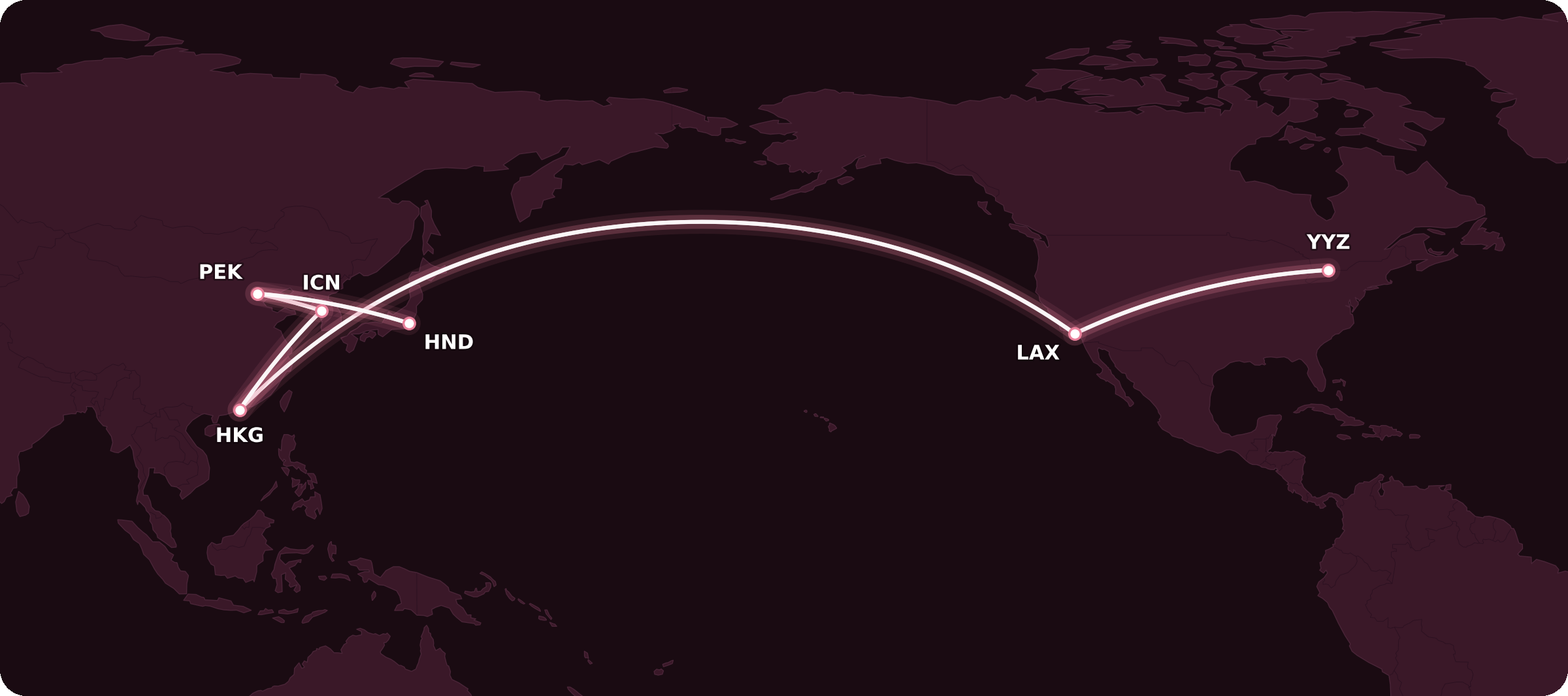 Toronto-Beijing-Hong-Kong