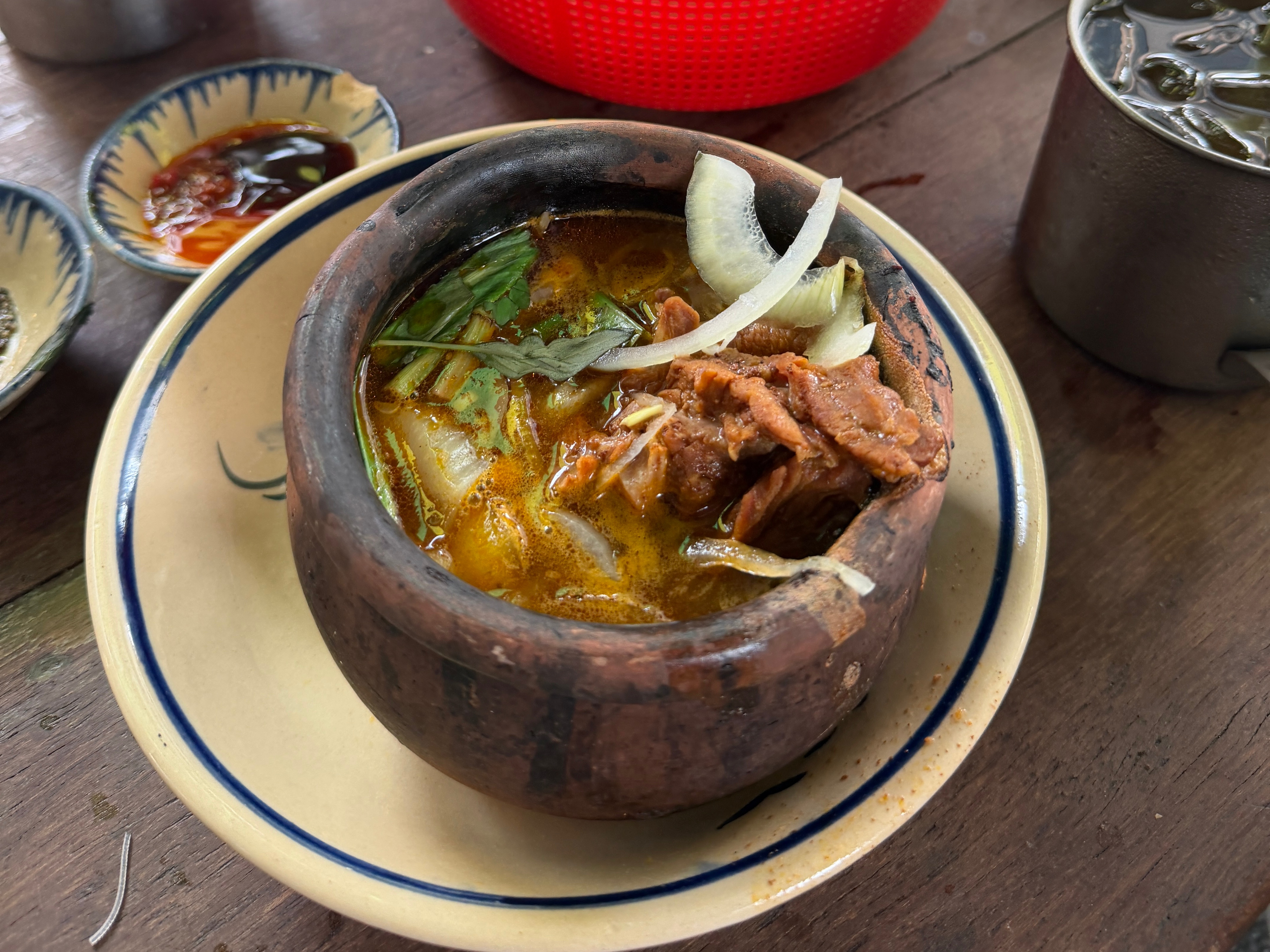 Bowl of beef stew at Bò Kho Gánh Sài Gòn in Ho Chi Minh City