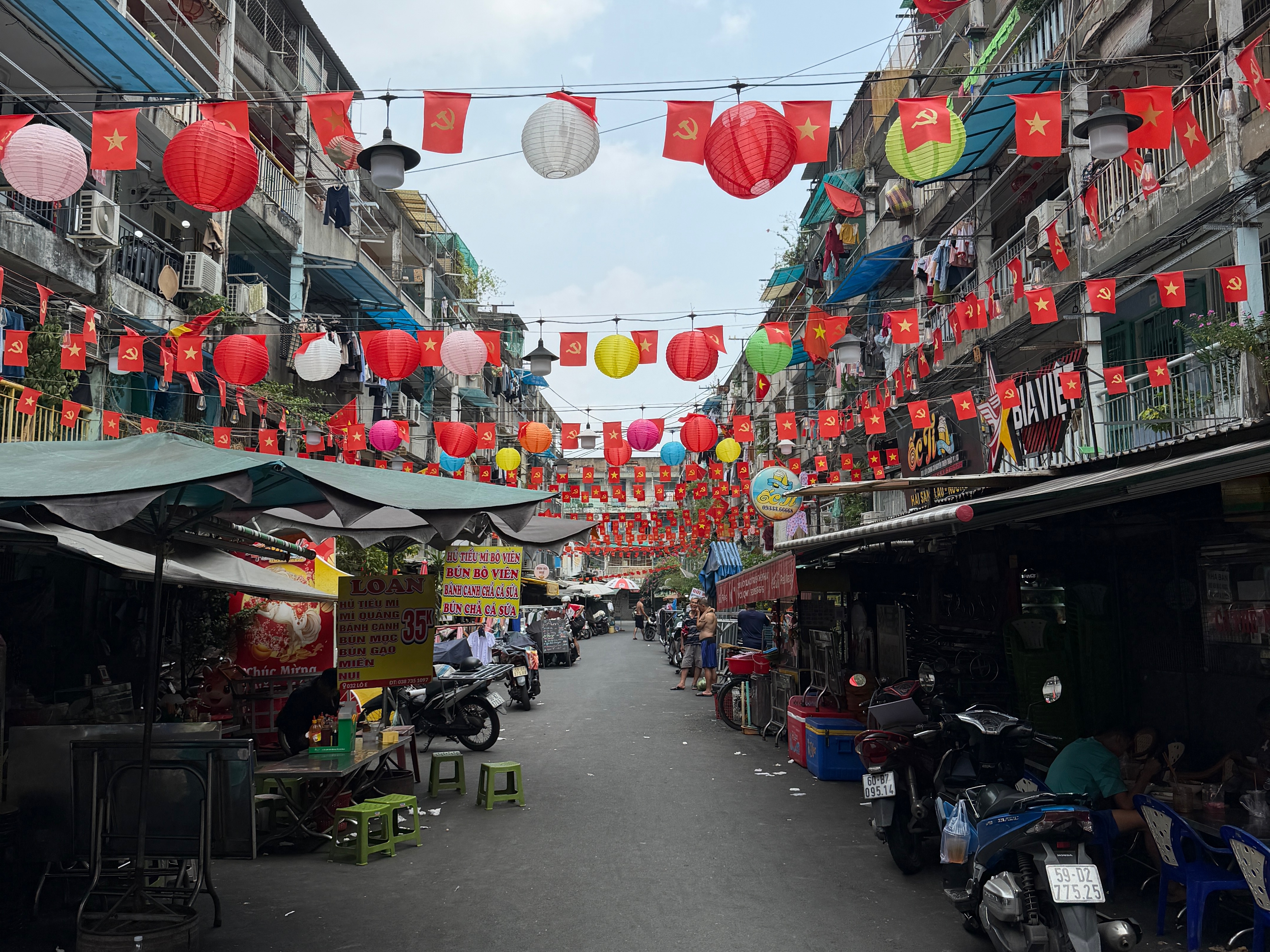 The oldest apartment building on Nguyễn Thiện Thuật street in Ho Chi Minh City