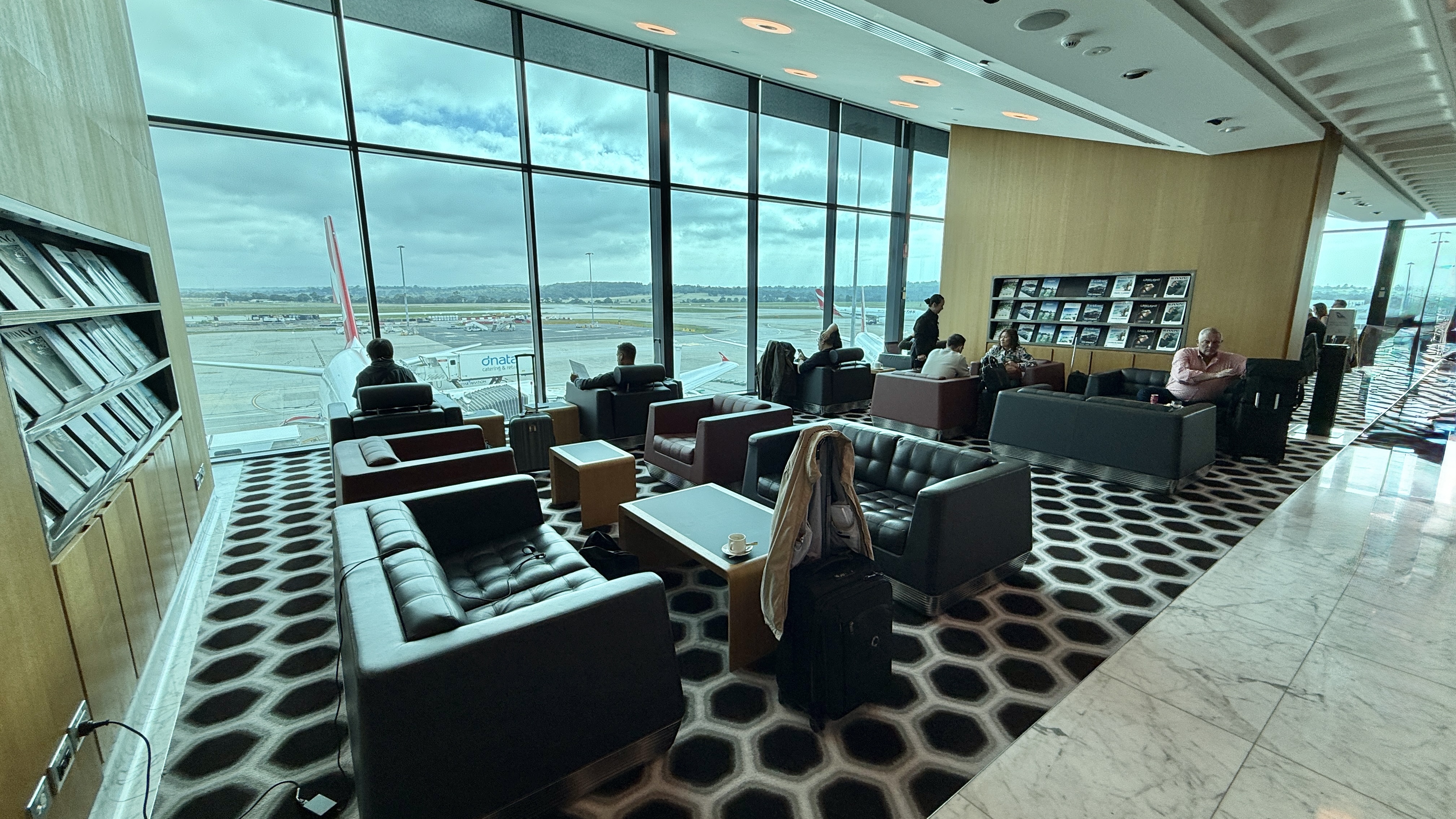 Qantas First Class Lounge in Melbourne