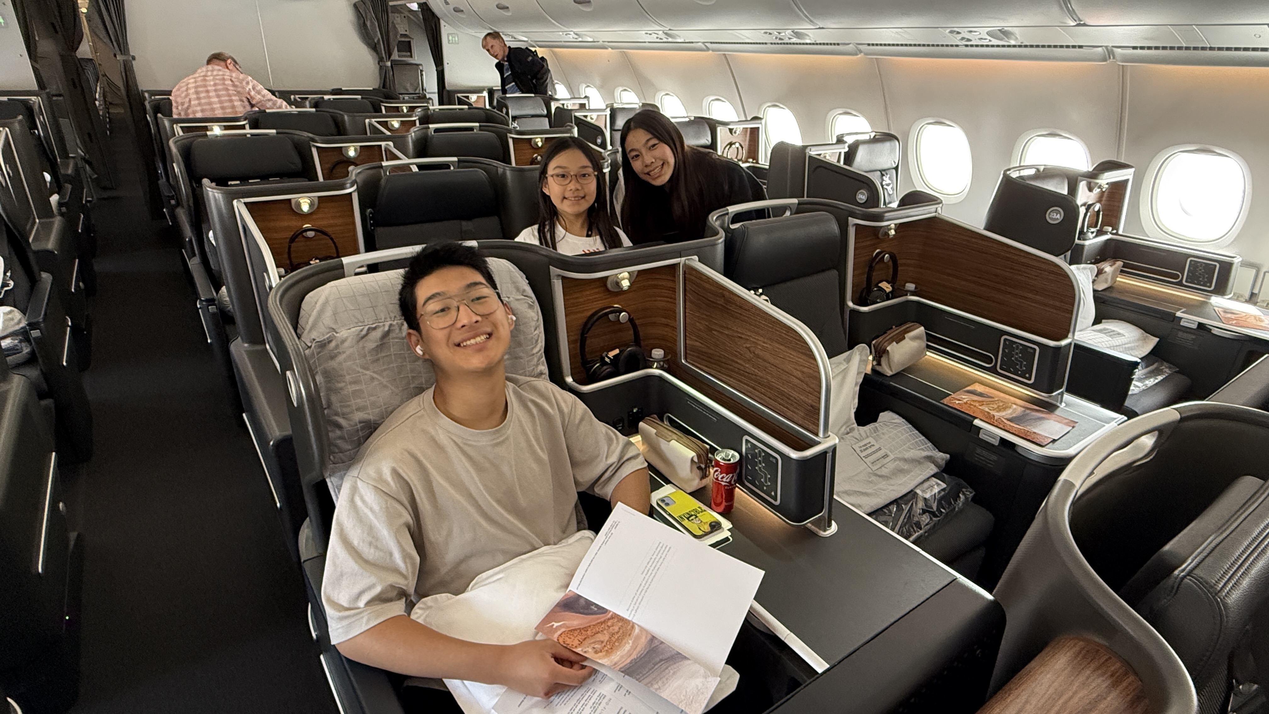 Qantas Business Class