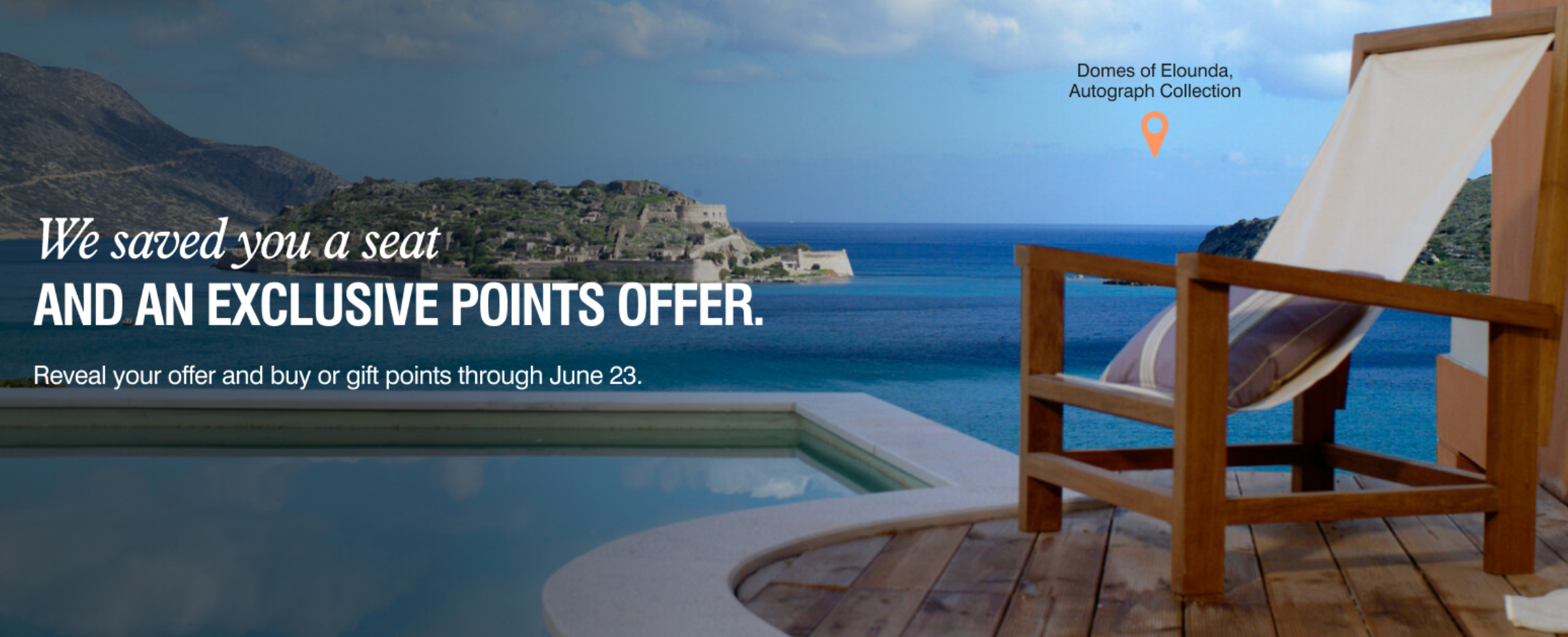 Werbebanner für Marriott Buy Points 2026