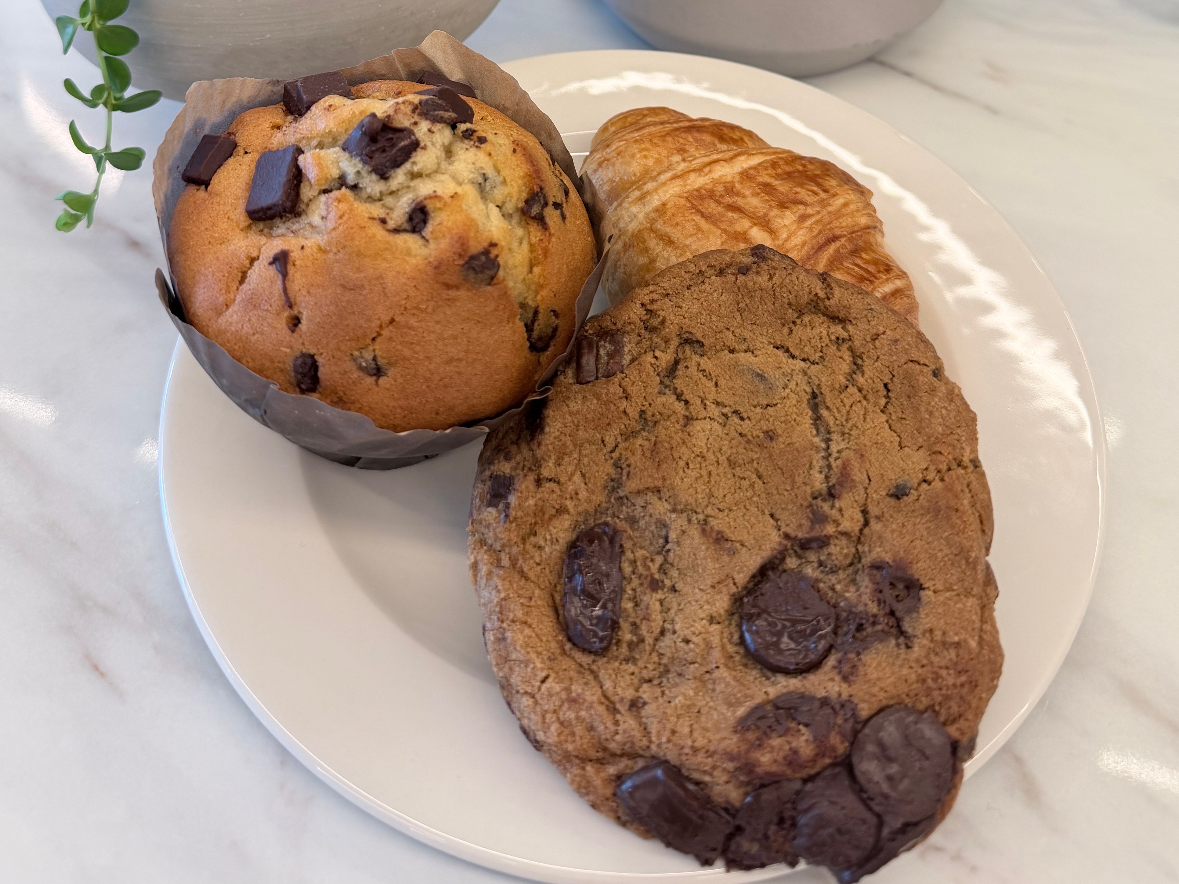Pastries at the Air Canada Café YVR