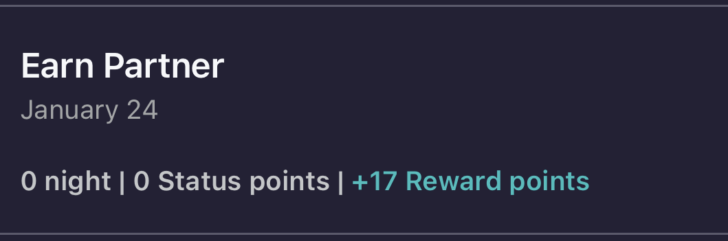 Earning ALL points from dining at an Accor restaurant