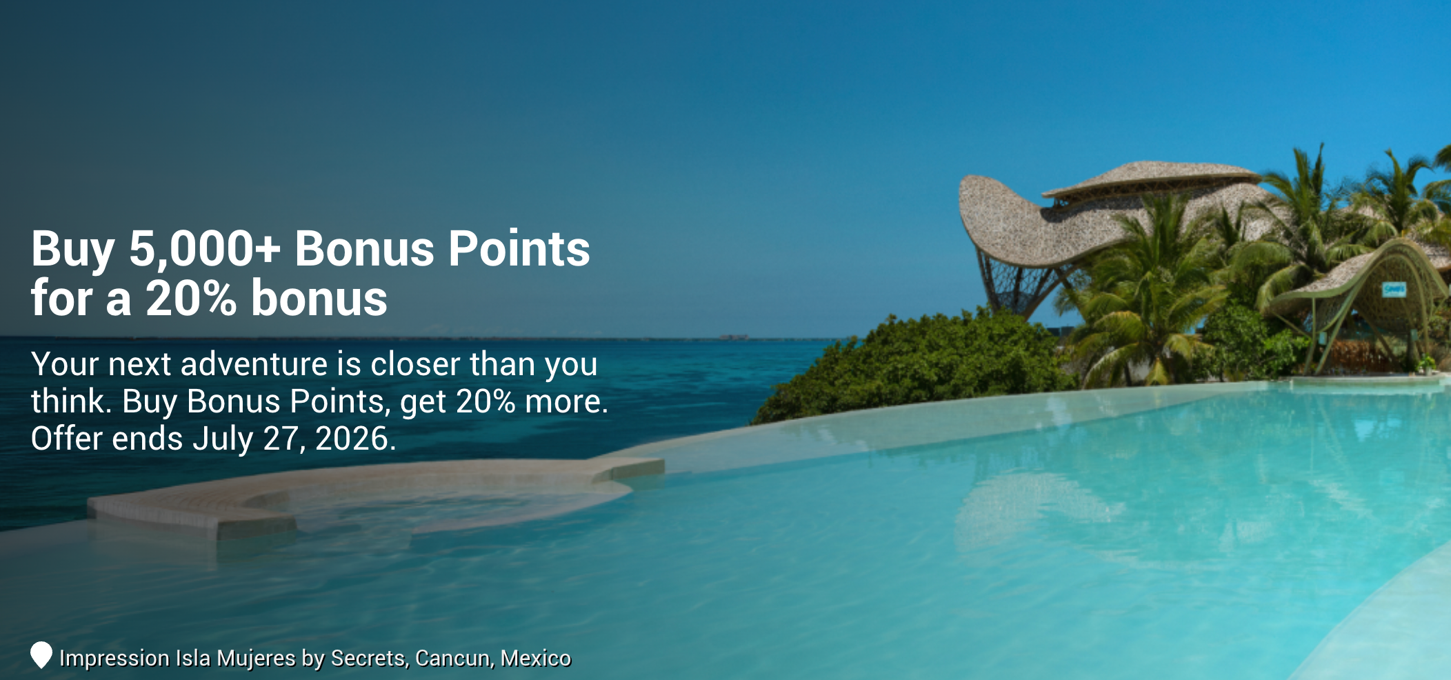 World of Hyatt 20% bonus points promotion, May 2026