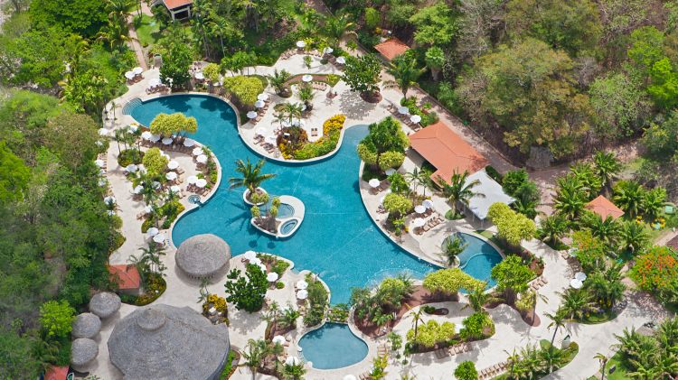 The lagoon pool at The Westin Reserva Conchal in Costa Rica