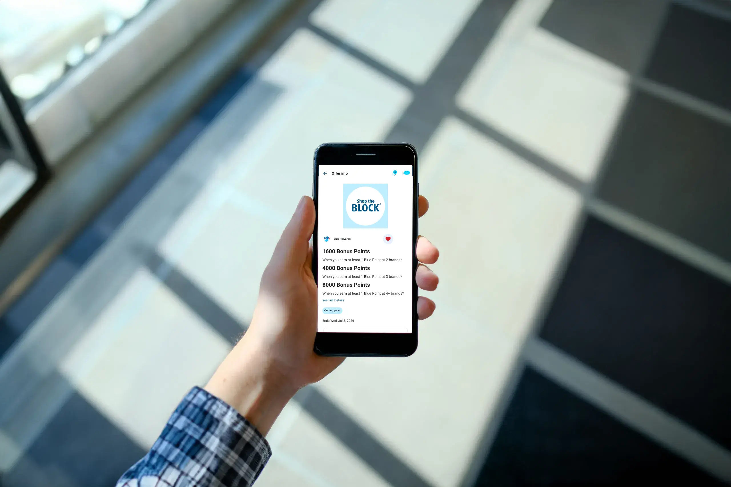 Blue Rewards Shop the Block: Earn Up to 8,000 Bonus Points