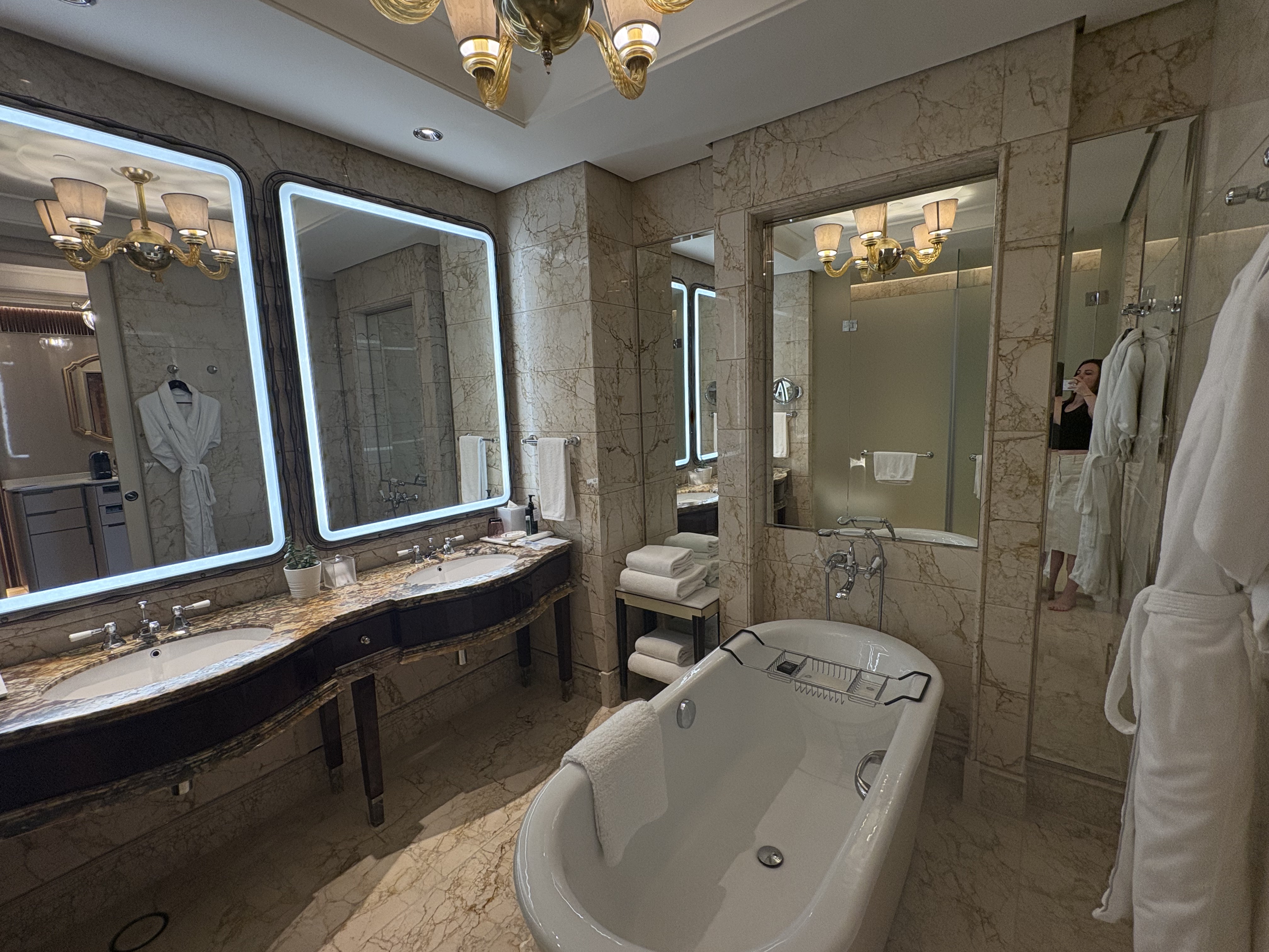 Astor King bathroom at The St. Regis Singapore