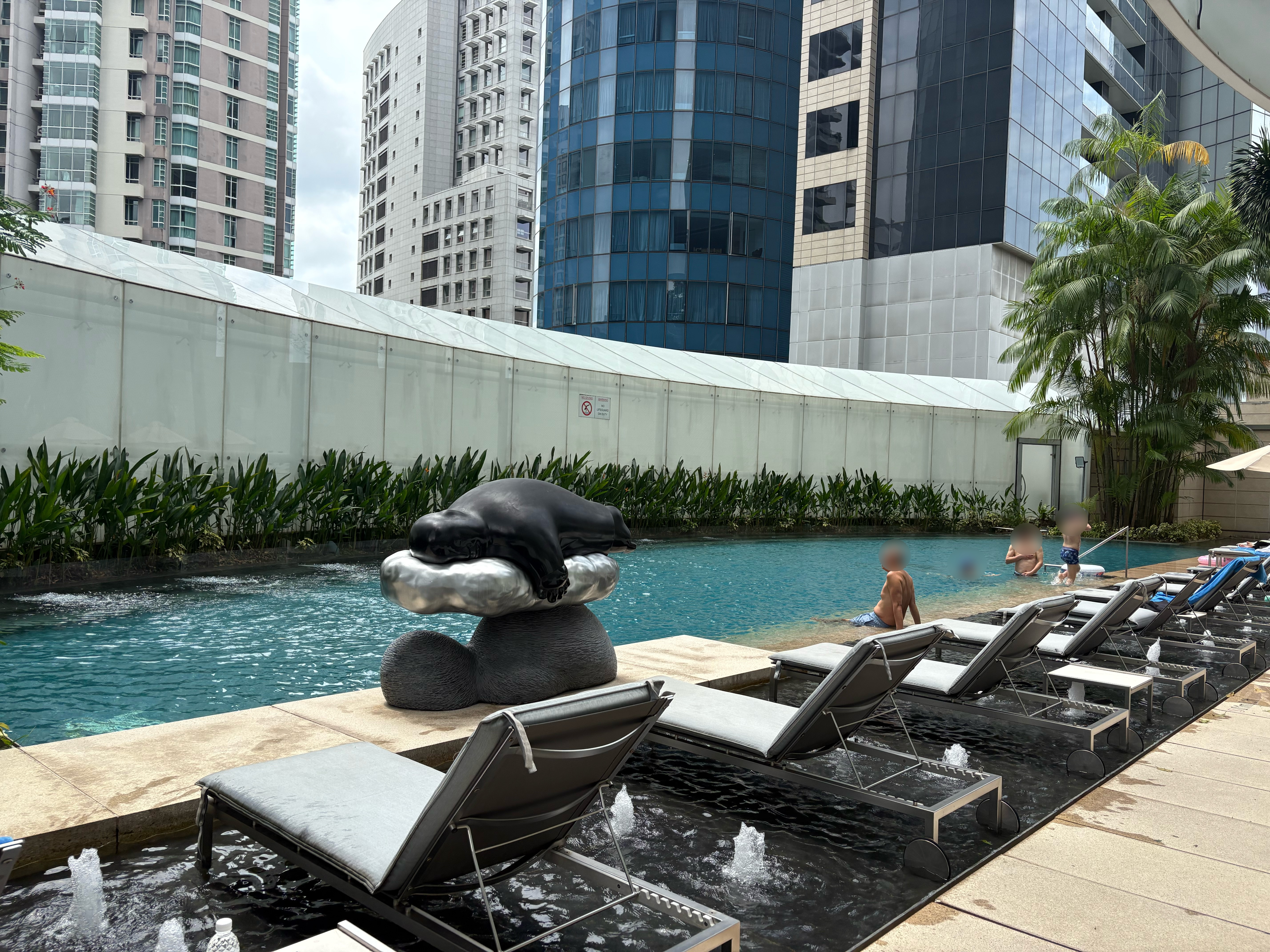The pool at The St. Regis Singapore