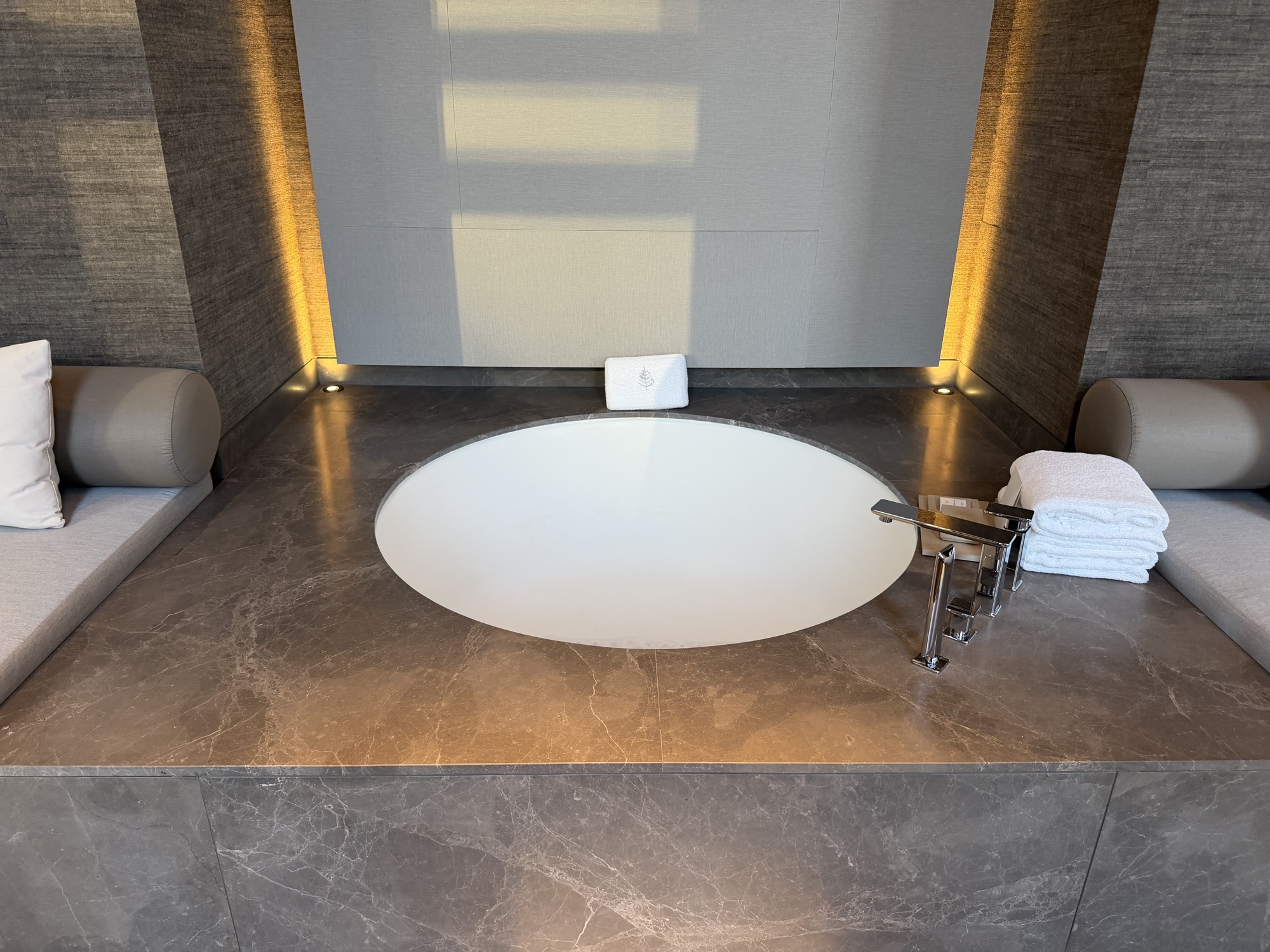 Riverfront Penthouse primary bathroom and dressing room at Four Seasons Hotel Bangkok at Chao Phraya River