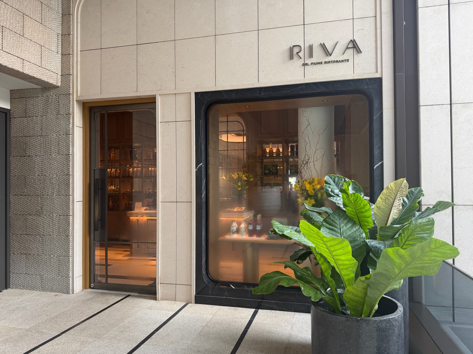 Riva del Fiume Ristorante entrance at Four Seasons Hotel Bangkok at Chao Phraya River