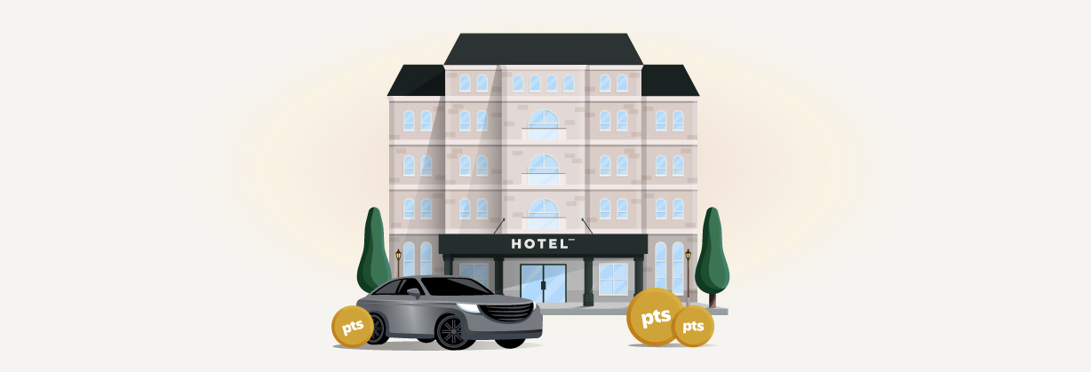 Aeroplan hotel and car rental promotion banner