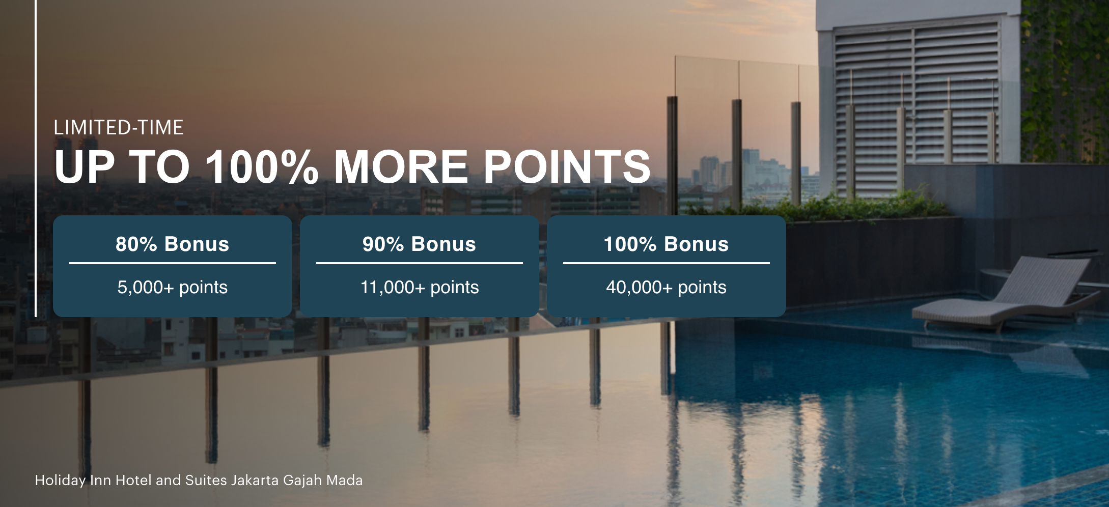 IHG One Rewards buy points promotion with up to a 100 percent bonus, August 2026